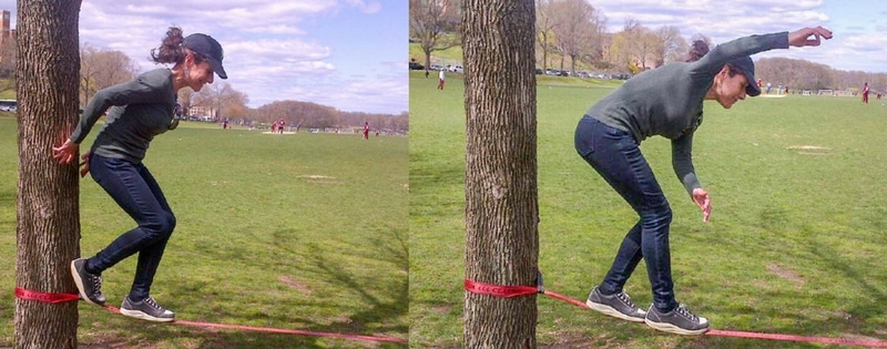 Erica Ilton Balancing in Brooklyn